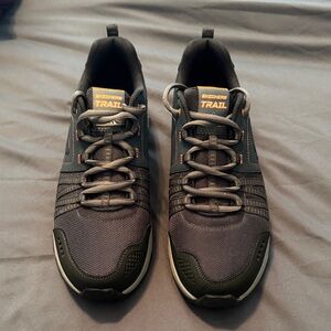 Skechers Men's Gray and Black Trail Shoes-NEW, never worn